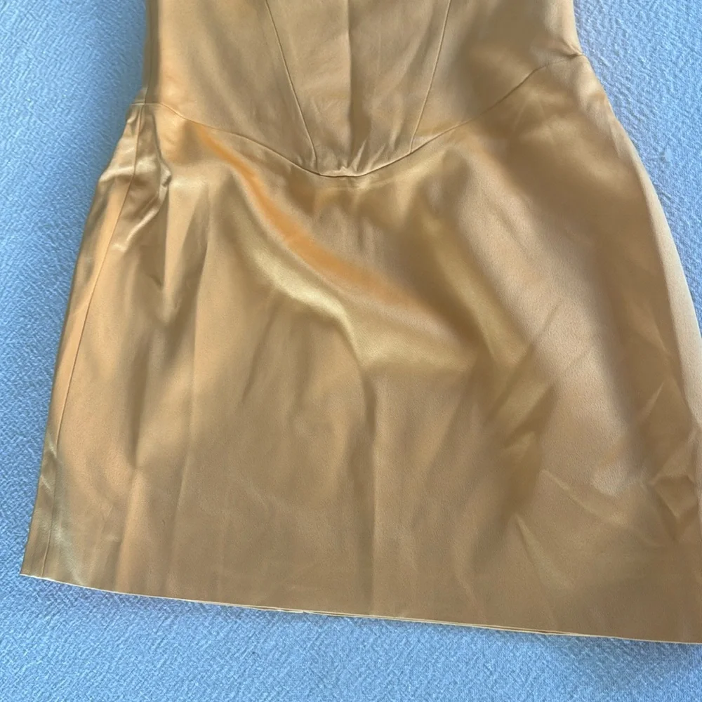 HOUSE OF CB ENYA APRICOT CORSET MINI DRESS, Size Small, $225 - Picture 15 of 17